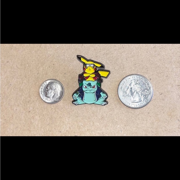 Sage Pikachu /Gamabunta Bulbasaur Pin - Picture 3 of 3